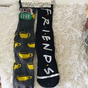 FRIENDS Central Perk  2 Pairs Of Socks